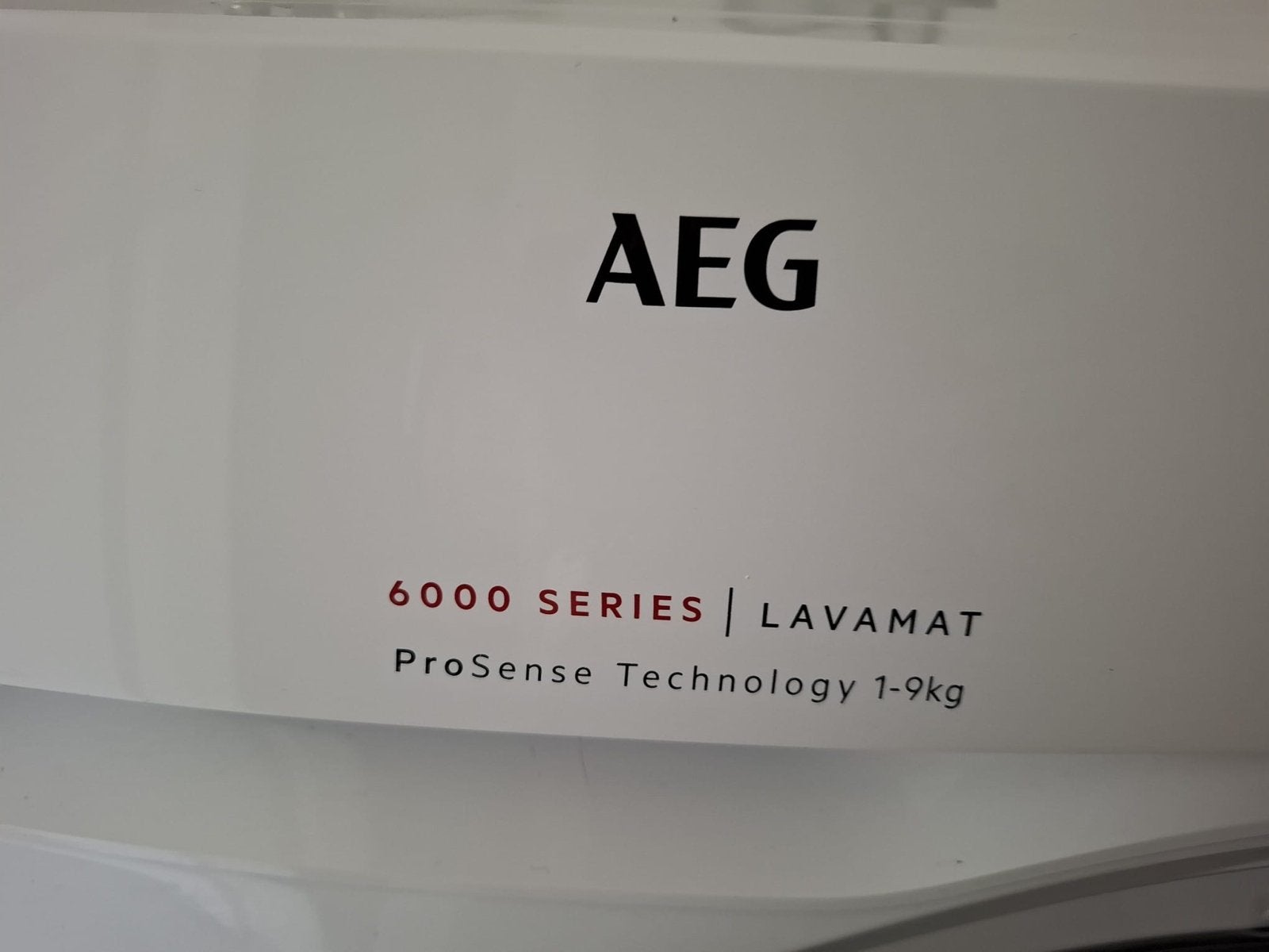 AEG 6000 SERIES LAVAMAT ProSense 1-9kg Wasmachine, Witgoed en Apparatuur, Wasmachines, Ophalen, 1200 tot 1600 toeren, Gebruikt