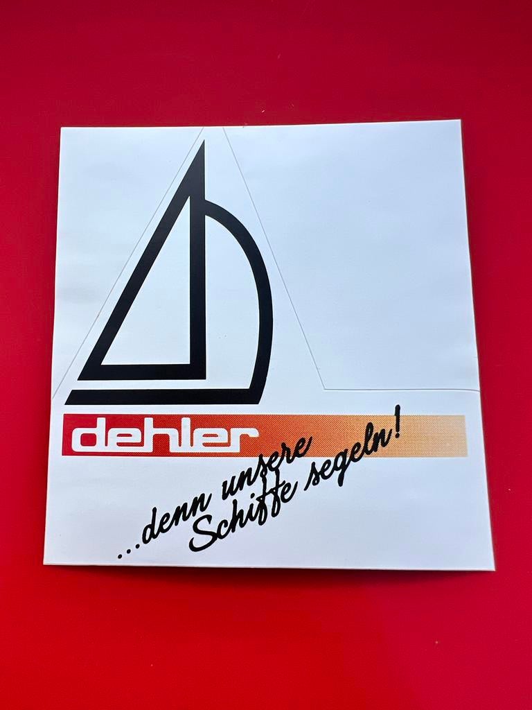 Dehler boot sticker - "...denn unsere Schiffe segeln!", Watersport en Boten, Accessoires en Onderhoud, Ophalen of Verzenden, Nieuw