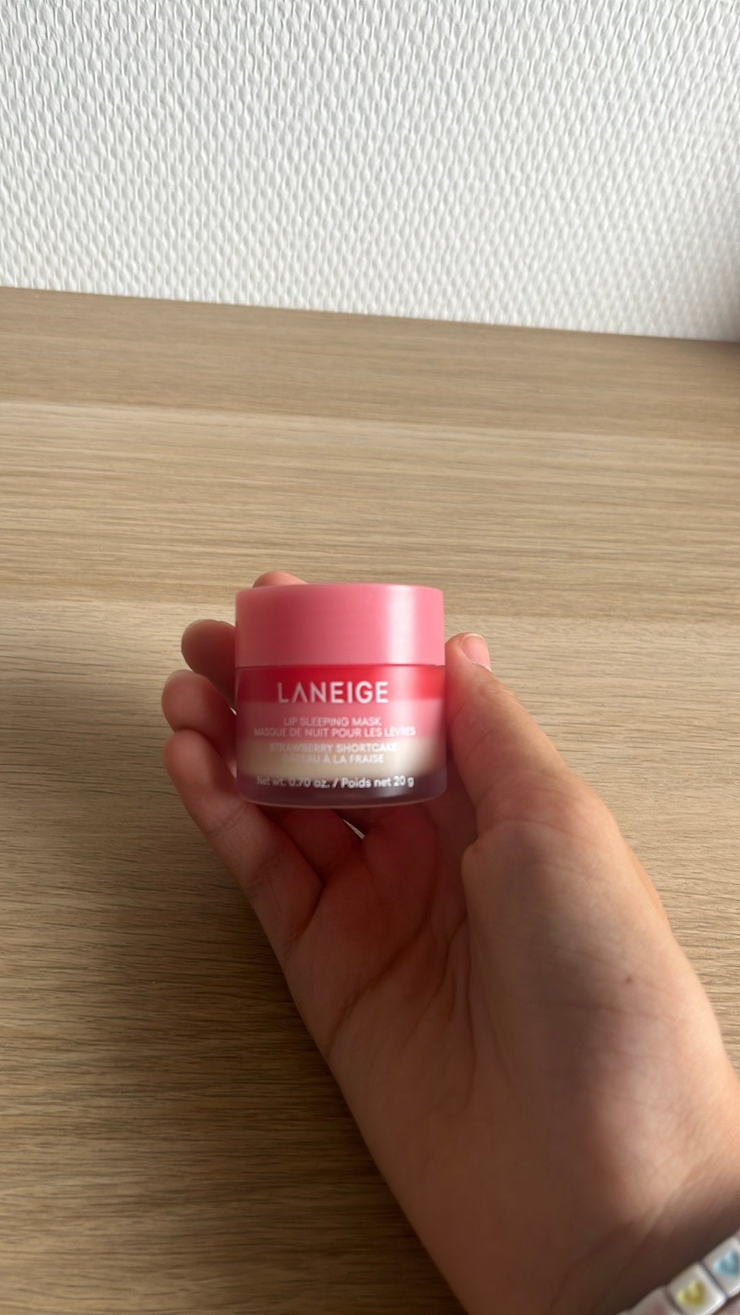 Laneige lip mask strawberry shortcake, Ophalen, Lippen, Zo goed als nieuw, Make-up