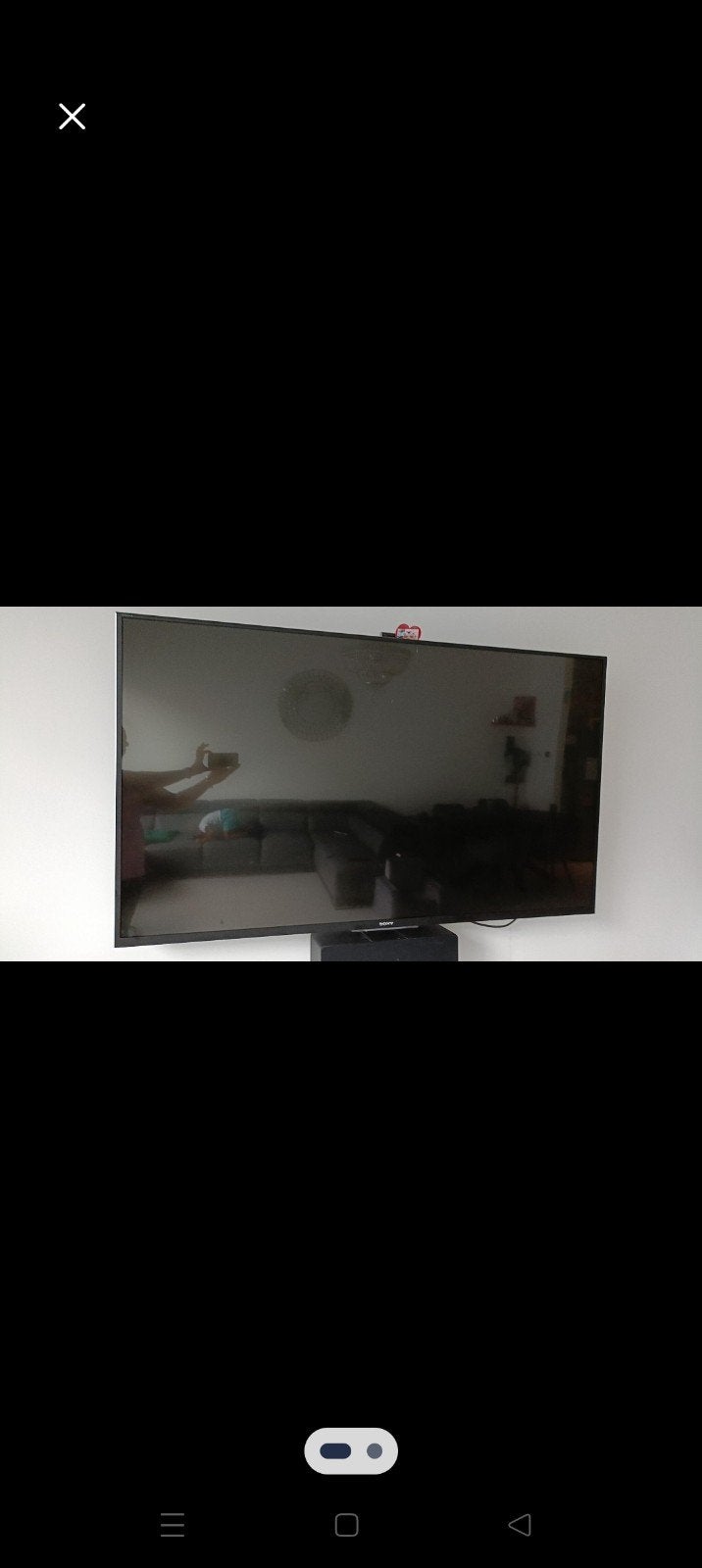 Sony Bravia LED TV - 100 cm of meer, Full HD, Ophalen, 50 Hz, Full HD (1080p), Gebruikt