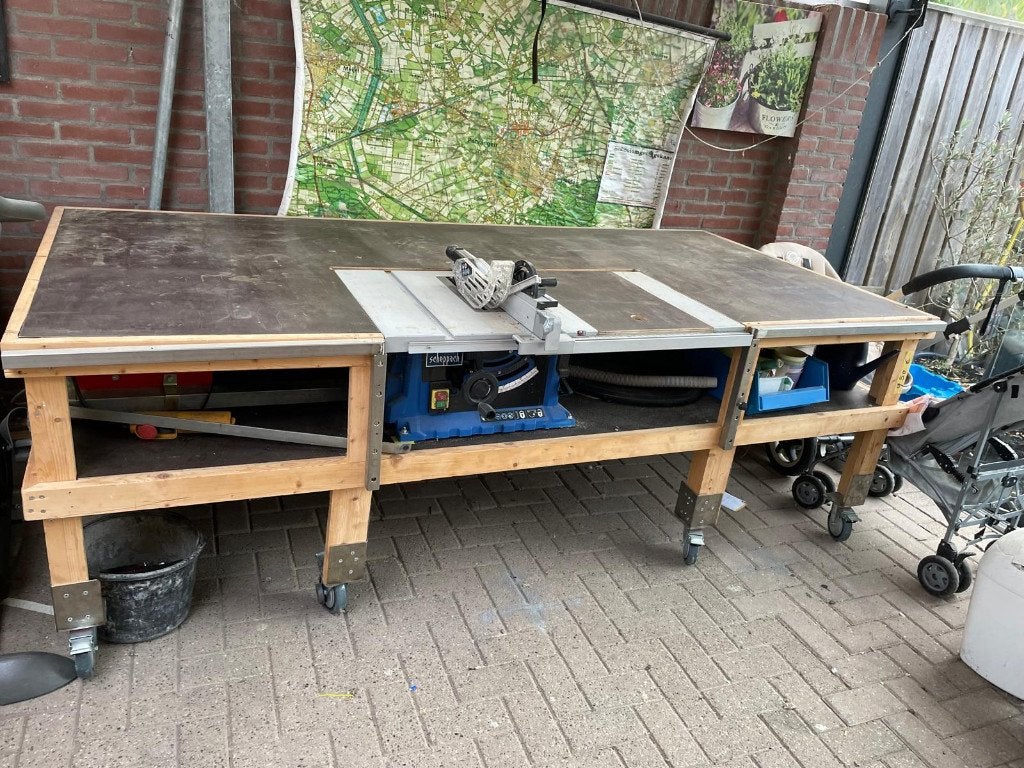 zaagtafel, Ophalen, Cirkelzaag, Scheppach, Zo goed als nieuw