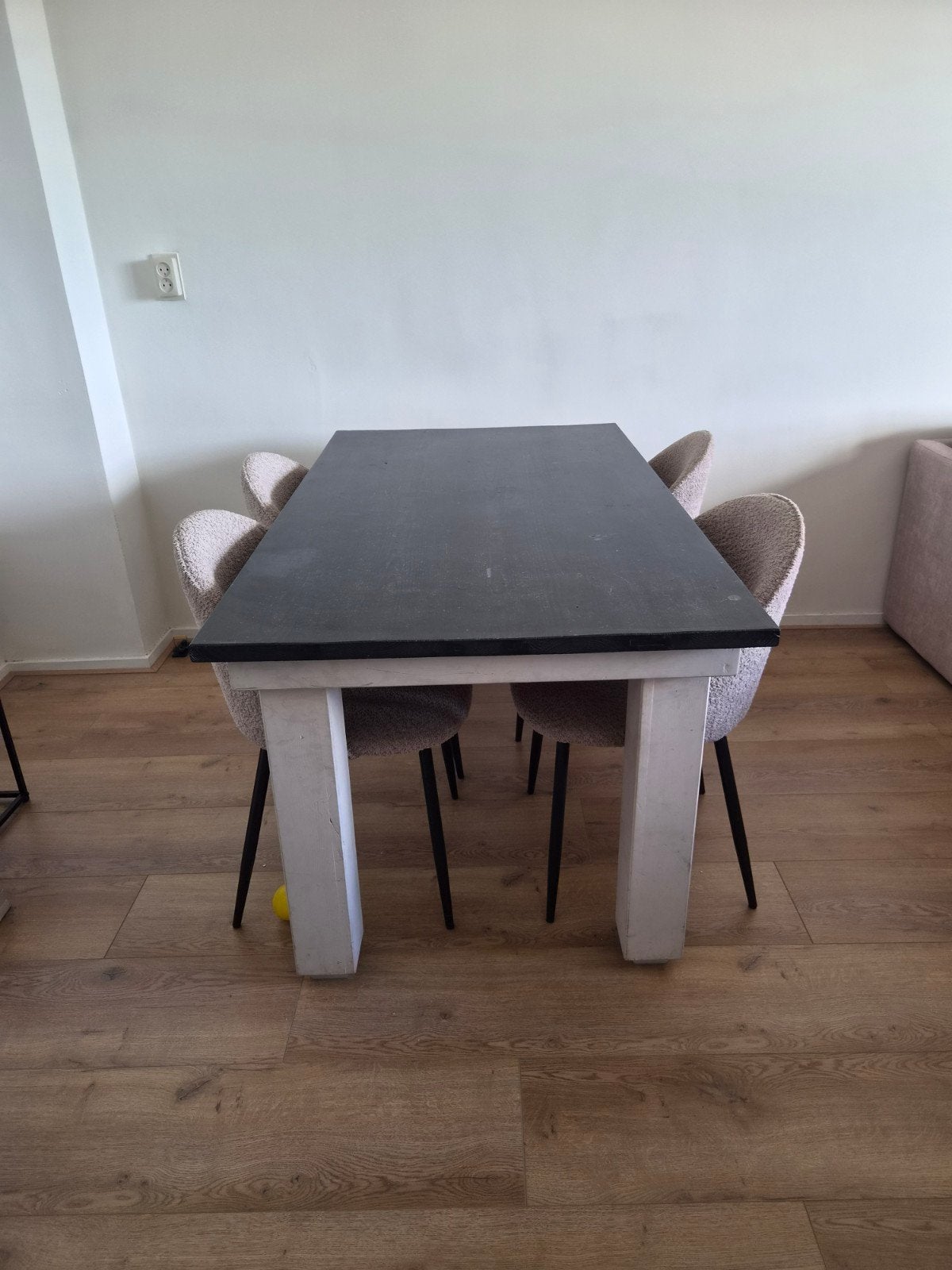 zelf gemaakte eettafel, Ophalen, Rechthoekig, 50 tot 100 cm