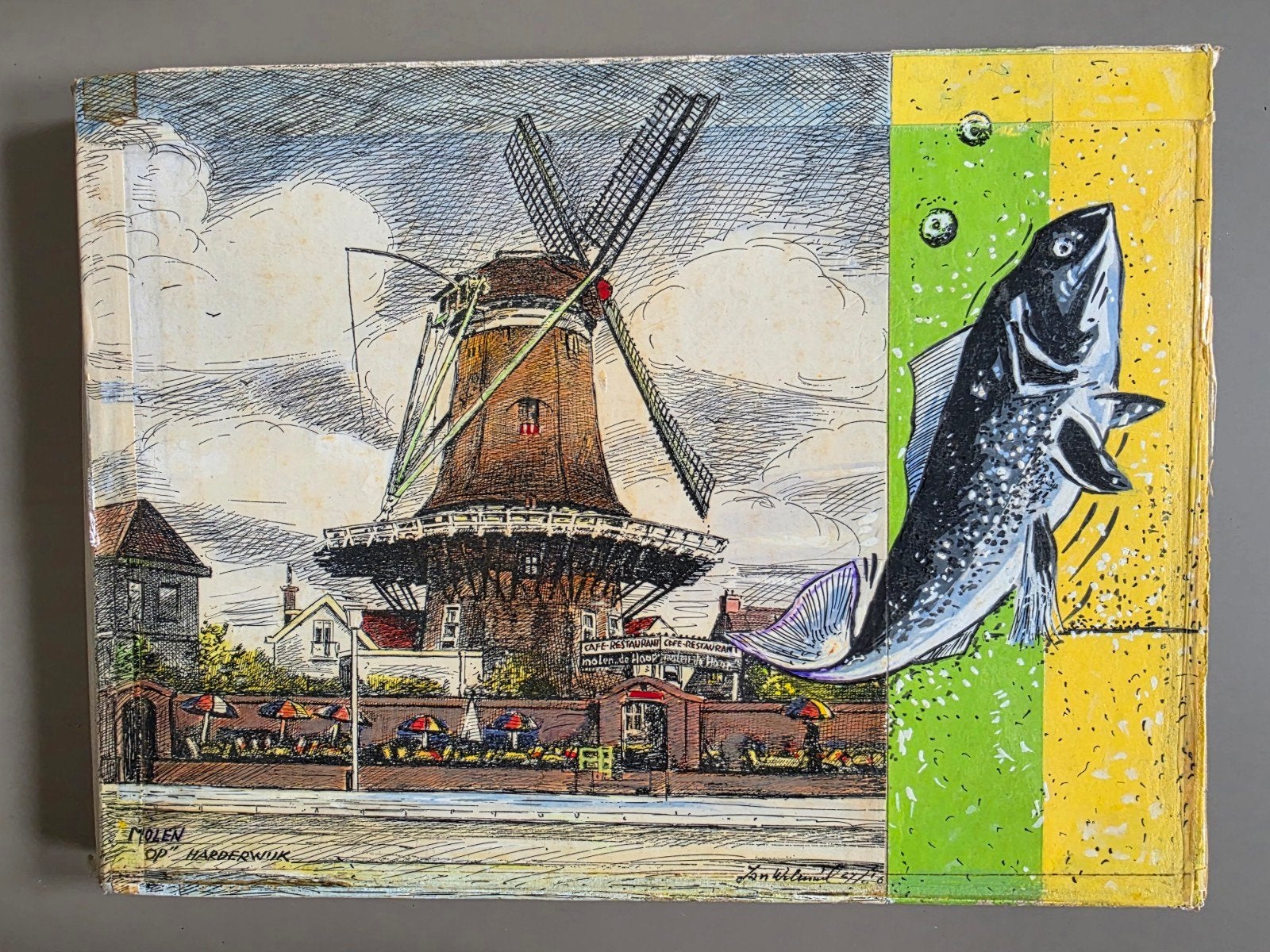 090) ORIGINEEL ALBUM RECLAMEONTWERPER JAN WILMINK- DE KEI, Verzenden, Gebruikt, Reclamebord