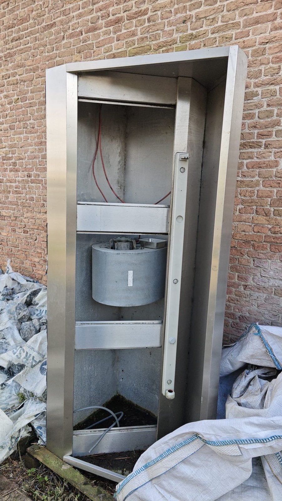 Professionele RVS afzuigkap - Gebruikt, Witgoed en Apparatuur, Ophalen, Gebruikt, Overige typen, 800 m³ per uur of meer