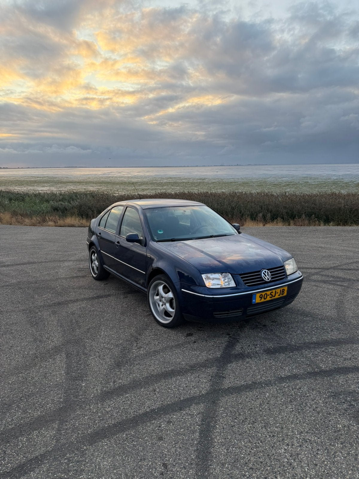 Volkswagen Bora 1.9 TDI Bieden!!, Auto's, Voorwielaandrijving, Bora, 4 cilinders, Blauw