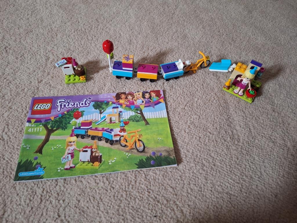 LEGO Friends 41111 Feesttrein - Complete set met instructies, Lego, Compleet, Friends, Ophalen of Verzenden
