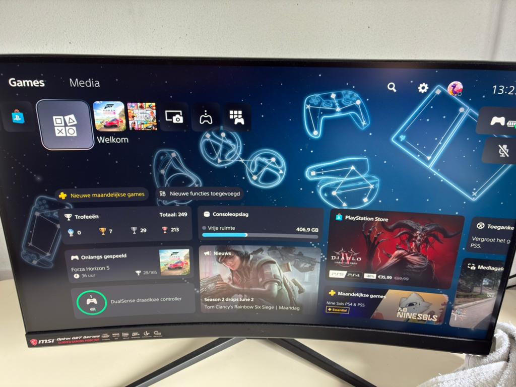 Msi optix G27C4 curved, 120 Hz, Zo goed als nieuw, Ophalen, Overige merken