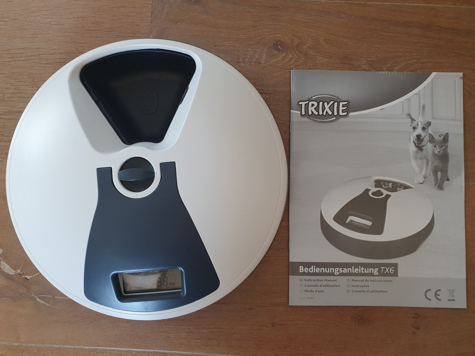 Trixie voerautomaat TX6 voor kat / kleine hond + handleiding, Ophalen of Verzenden, Automatisch, Zo goed als nieuw