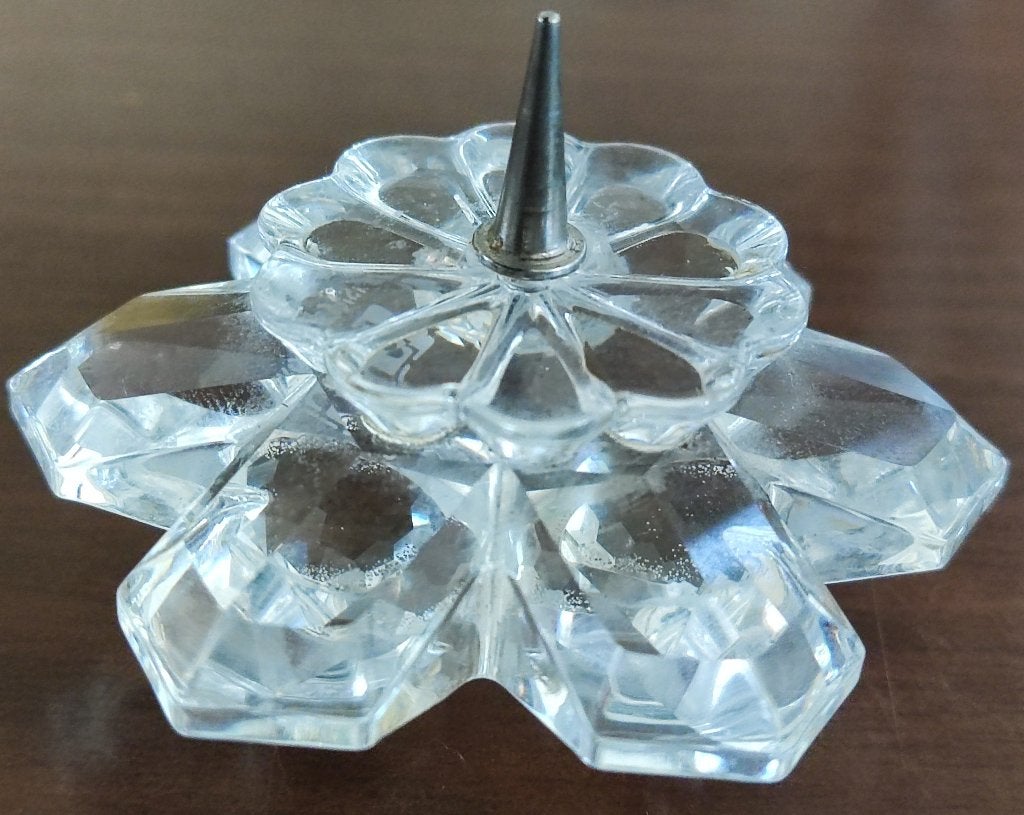 Swarovski kristal: Sneeuwvlok kandelaar, Ophalen of Verzenden, Zo goed als nieuw, Figuurtje