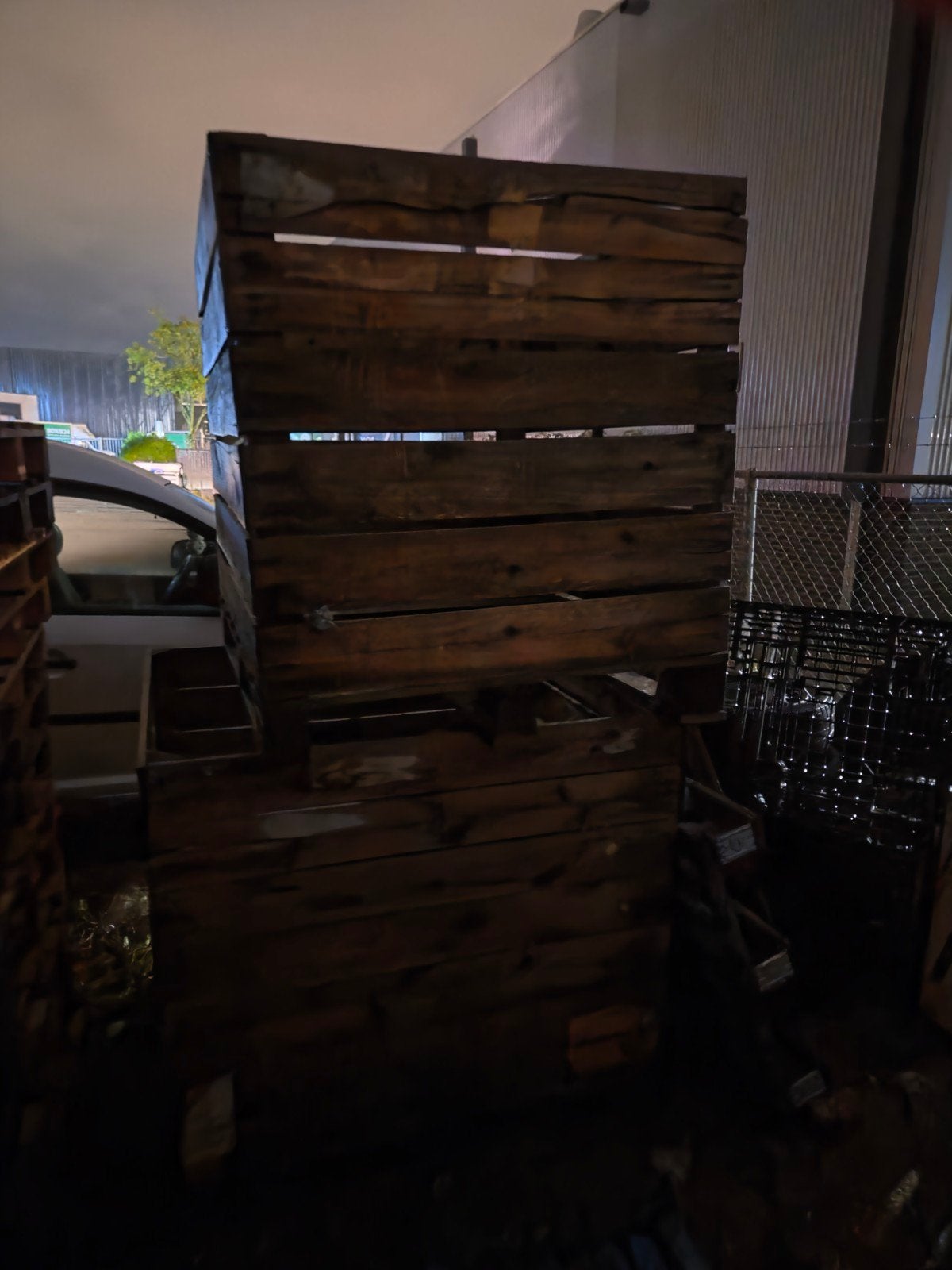 Gratis Palletkisten (4x), Ophalen, Gebruikt, 100 cm of meer, 60 cm of meer