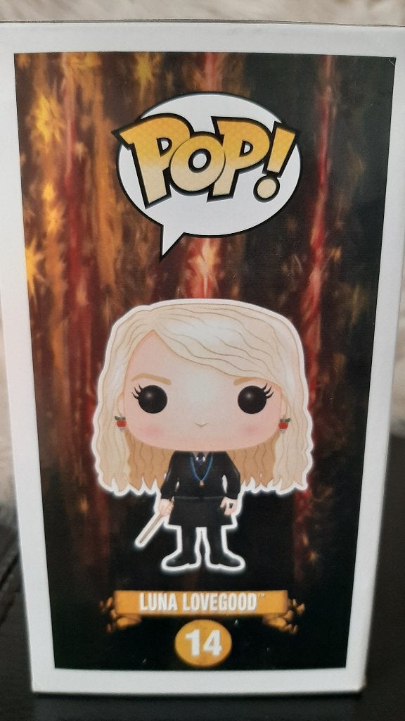 Funko pop nr 14 Luna Lovegood in doos ALS NIEUW, Ophalen of Verzenden, Zo goed als nieuw, Actiefiguurtje