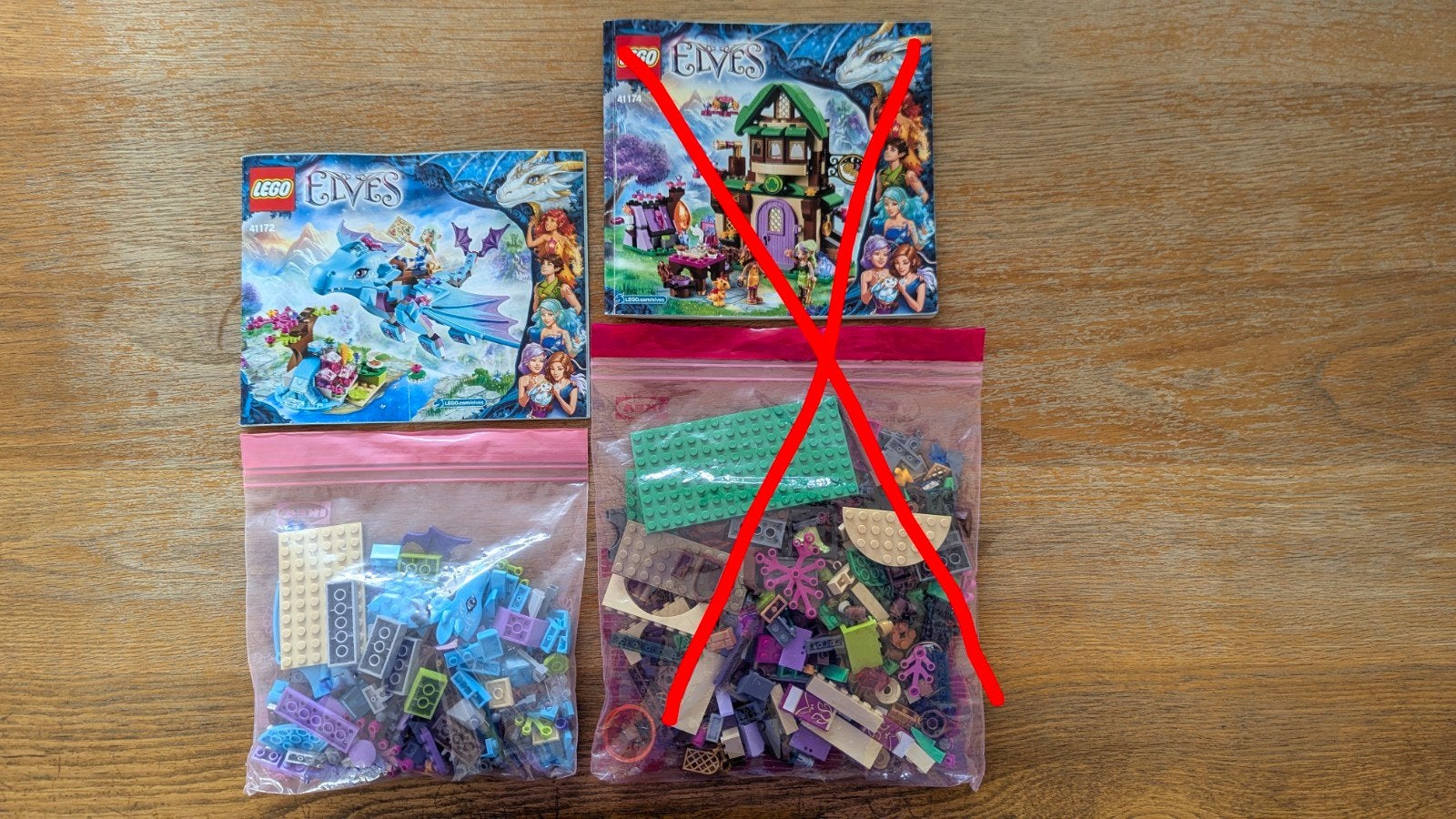 Lego set Het Waterdraak avontuur. Nr 41172. IZGS, Overige thema's, Lego, Inclusief instructies, Ophalen of Verzenden