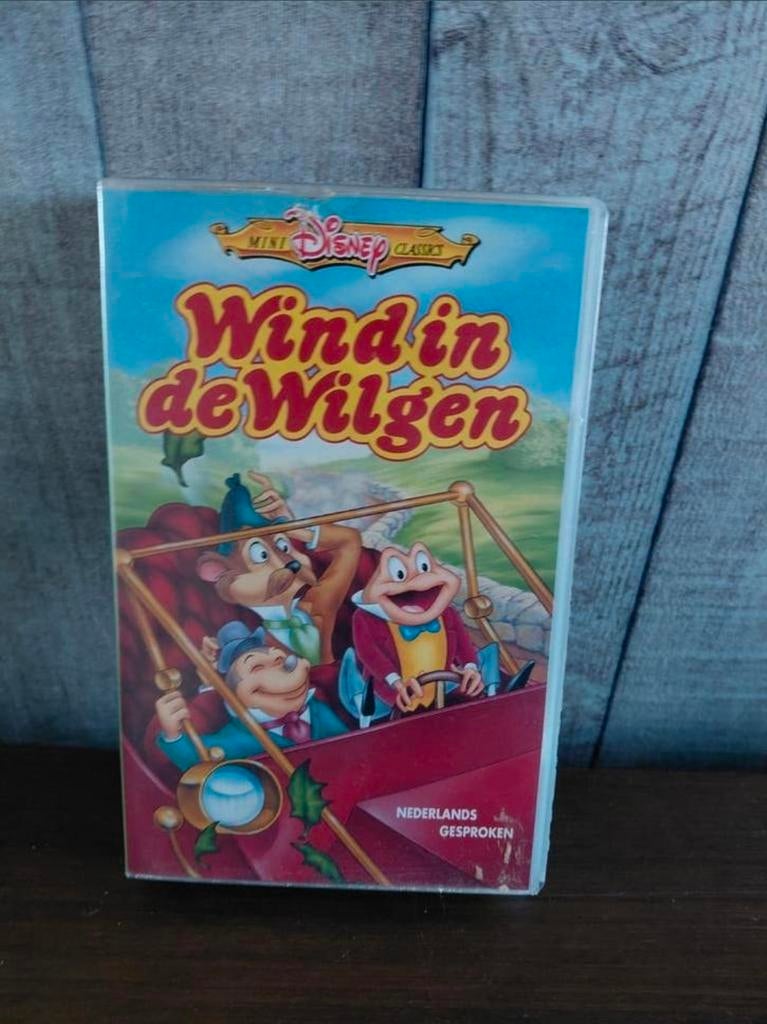 Mini Disney Classics videoband Wind in de Wilgen, Cd's en Dvd's, Alle leeftijden, Ophalen of Verzenden, Gebruikt, Tekenfilms en Animatie