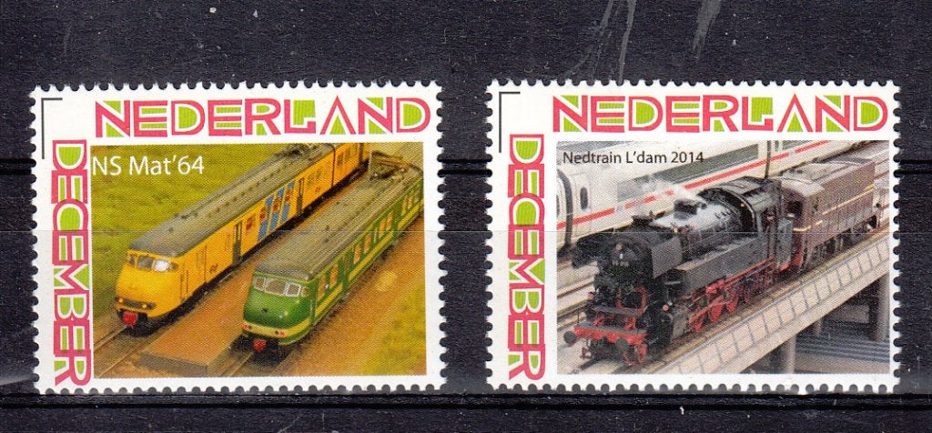 treinen persoonlijke december: NS mat '64 + Nedtrain, Postzegels en Munten, Ophalen of Verzenden, Na 1940, Postfris