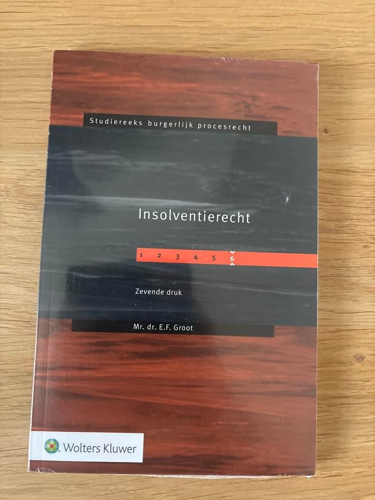 Insolventierecht - Mr. dr. E.F. Groot, Ophalen of Verzenden, Gamma, Nieuw, HBO