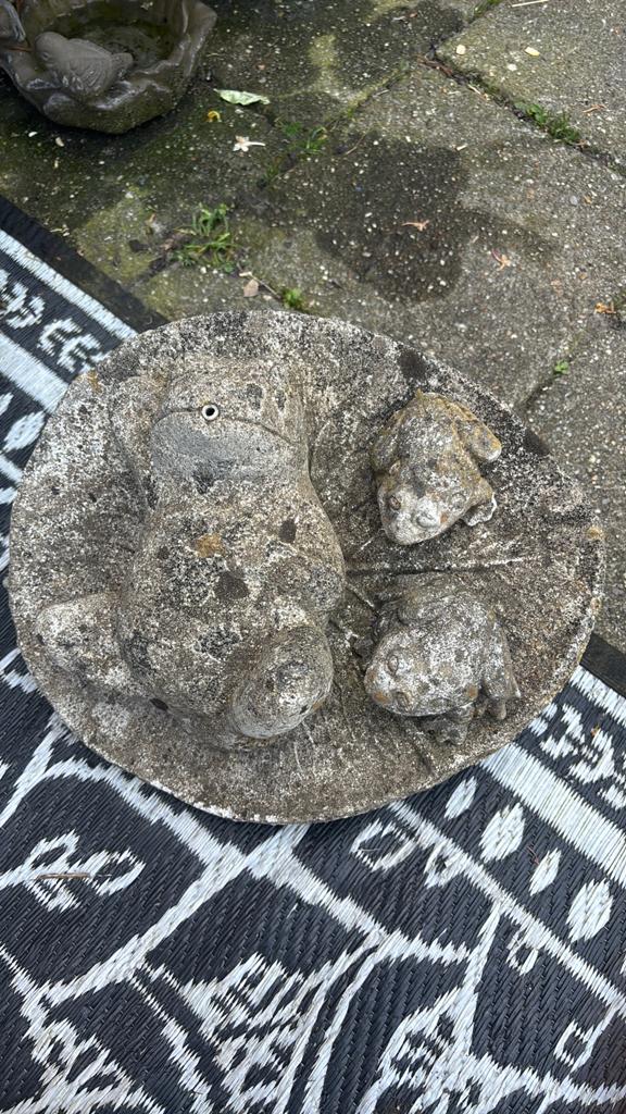 Superleuk kikkers fonteintje, Tuin en Terras, Ophalen of Verzenden, Gebruikt