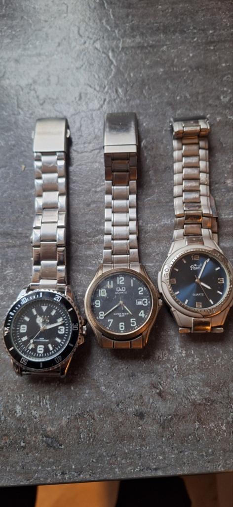 3 horloges - WM, Pearl, Q&Q, Ophalen of Verzenden