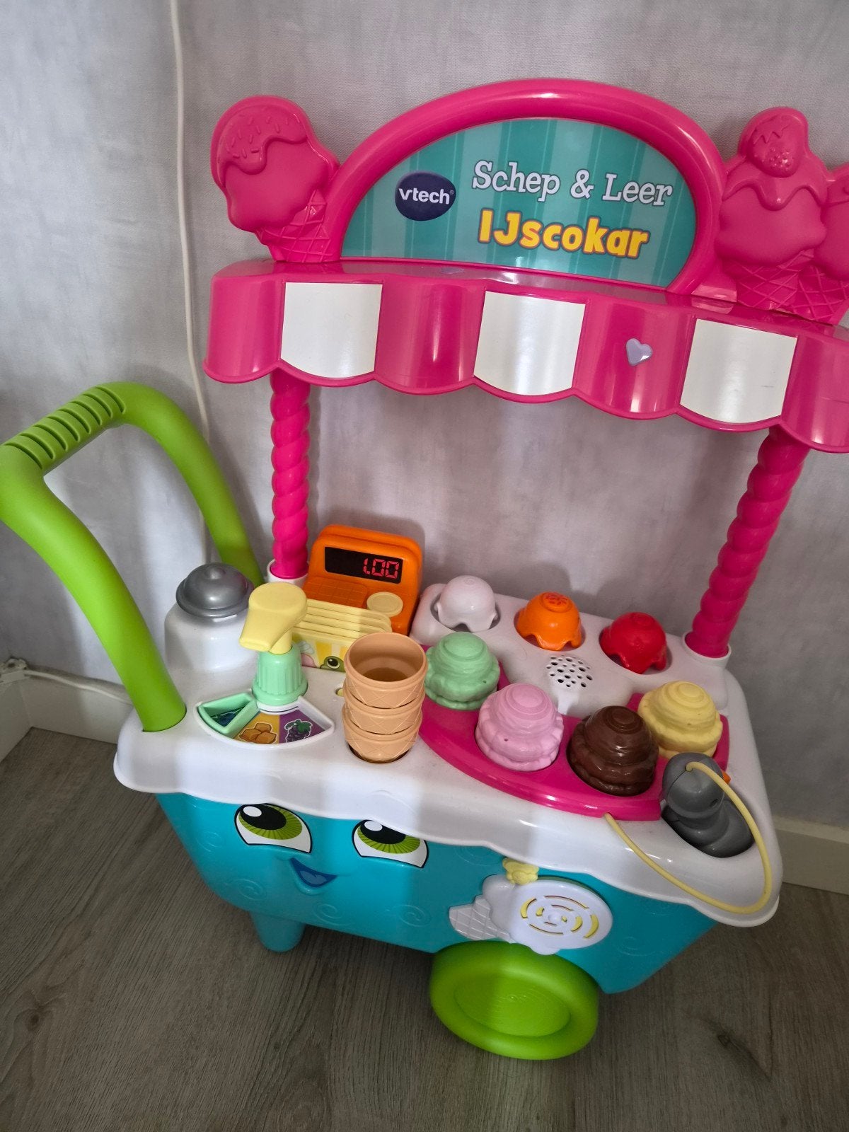VTech Schep & Leer IJscokar - Interactief Speelgoed, Ophalen, Zo goed als nieuw, Knutselen, Met geluid