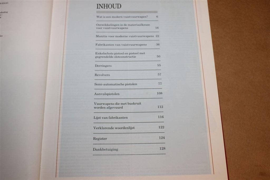 Moderne Handvuurwapens — Naslagwerk Pistolen en Revolvers, Boeken, Ophalen of Verzenden, Tweede Wereldoorlog, Gelezen, Overige onderwerpen