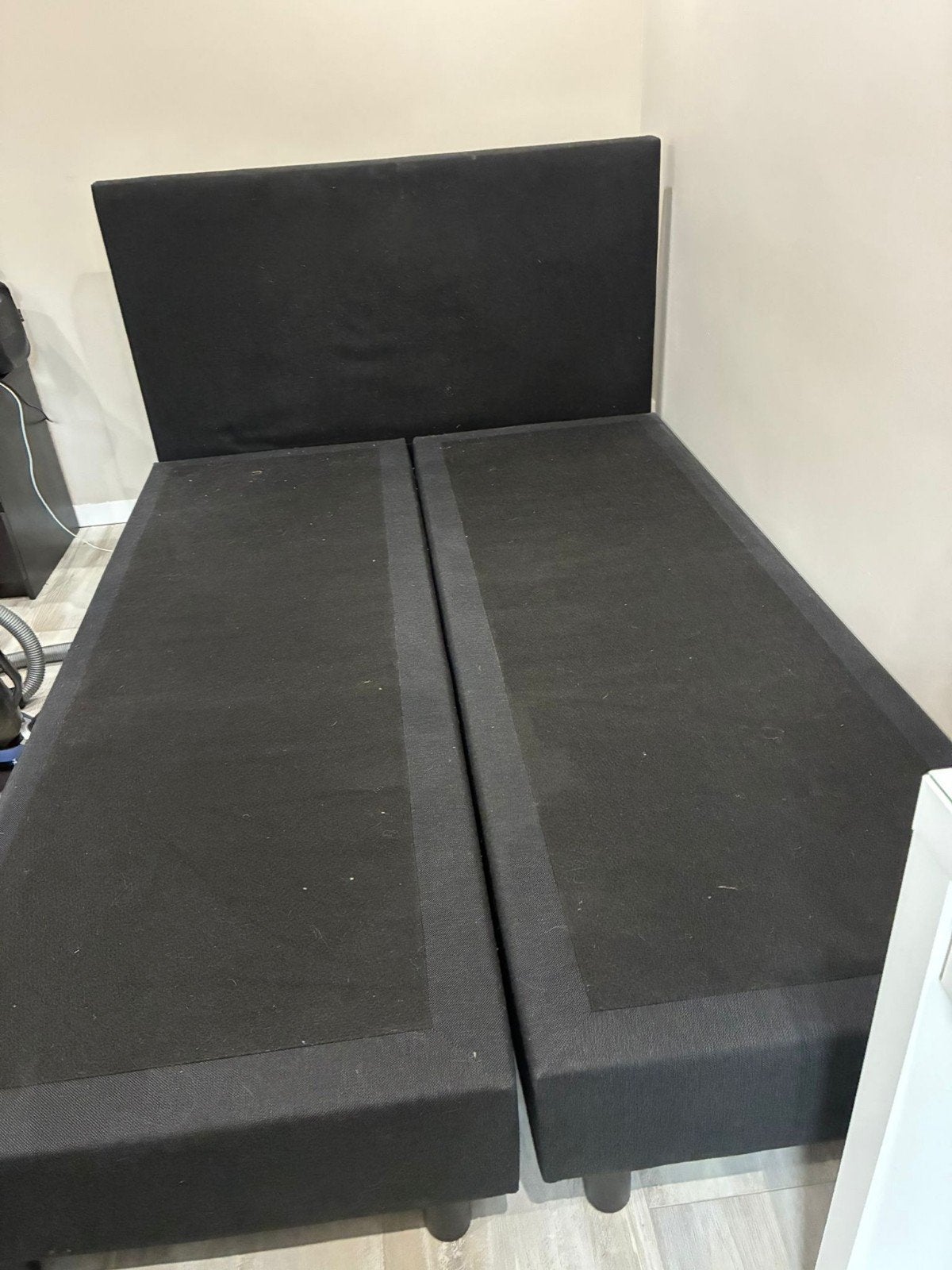 Nette boxspring, Ophalen, Zo goed als nieuw, Tweepersoons, 140 cm