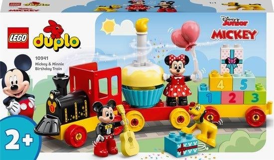 Lego Duplo 10941 Mickey en Minnie verjaardagstrein NIEUW, Lego, Nieuw, Ophalen of Verzenden, Duplo