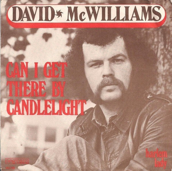 Single Pop (1975) David Mc Williams - Can I get there by Can, Gebruikt, 7 inch, Ophalen of Verzenden, Fotohoes