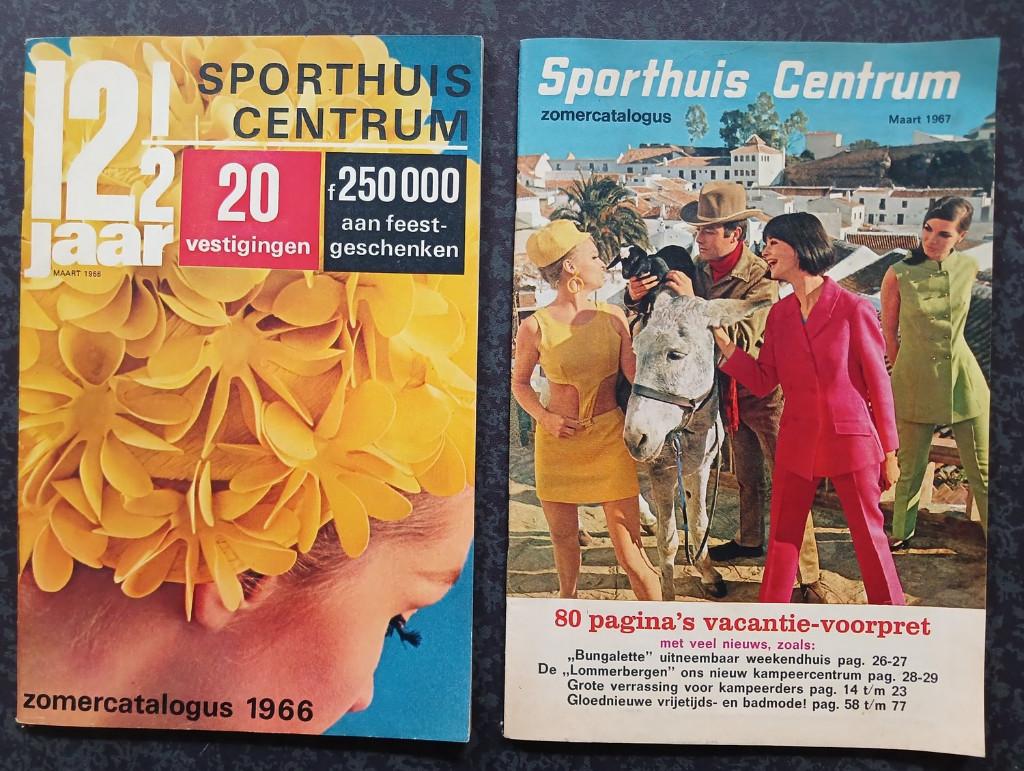 2 x Sporthuis Centrum folder catalogus 1966 1967 badmode, Boeken, Catalogussen en Folders, Gelezen, Catalogus, Verzenden