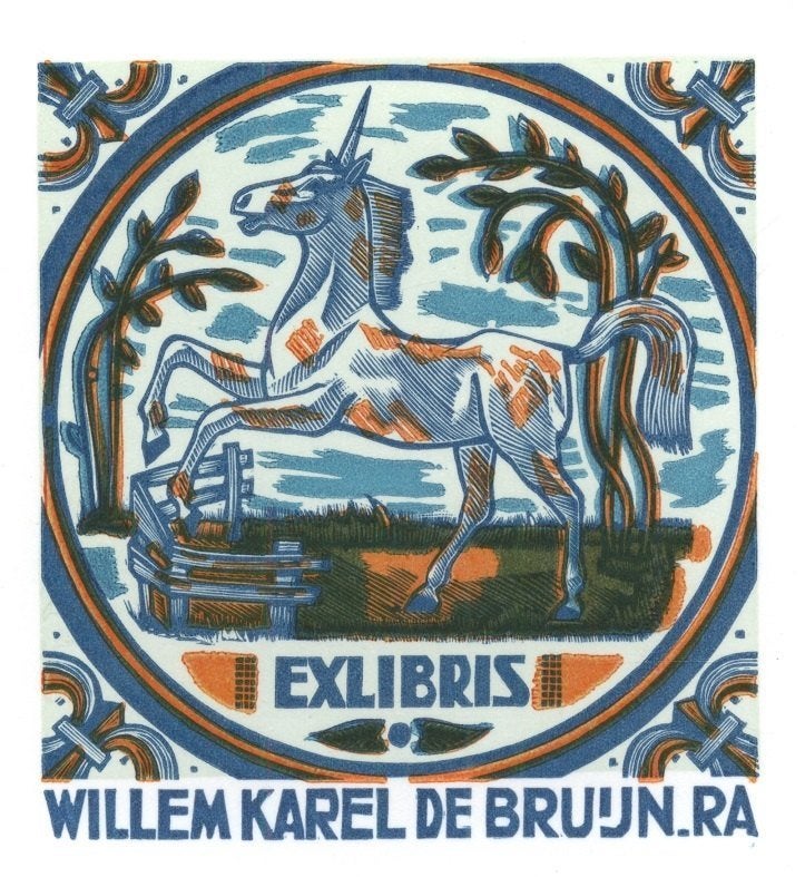 0535 Ex Libris Nederland : Jan Battermann, 1981, Verzenden, Ex libris