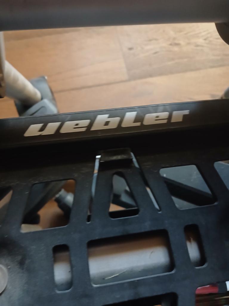 Uebler fietsendrager voor trekhaak - 2 fietsen, Ophalen of Verzenden, 2 fietsen, Gebruikt, Trekhaakdrager