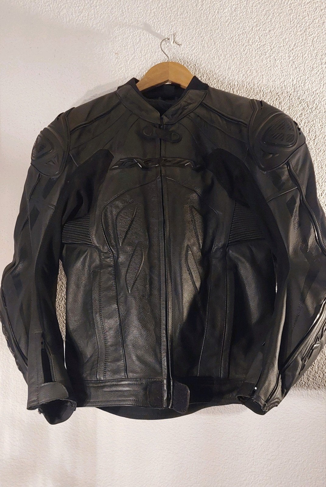 IXON LEER MOTORJACK, Motoren, Kleding | Motorkleding, Ophalen, Tweedehands, Jas | leer