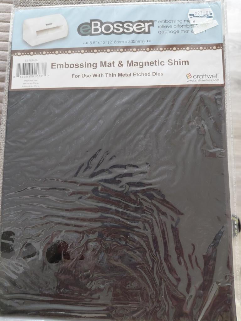 Craftwell eBosser Embossing Mat & Magnetic Shim, Hobby en Vrije tijd, Ophalen of Verzenden