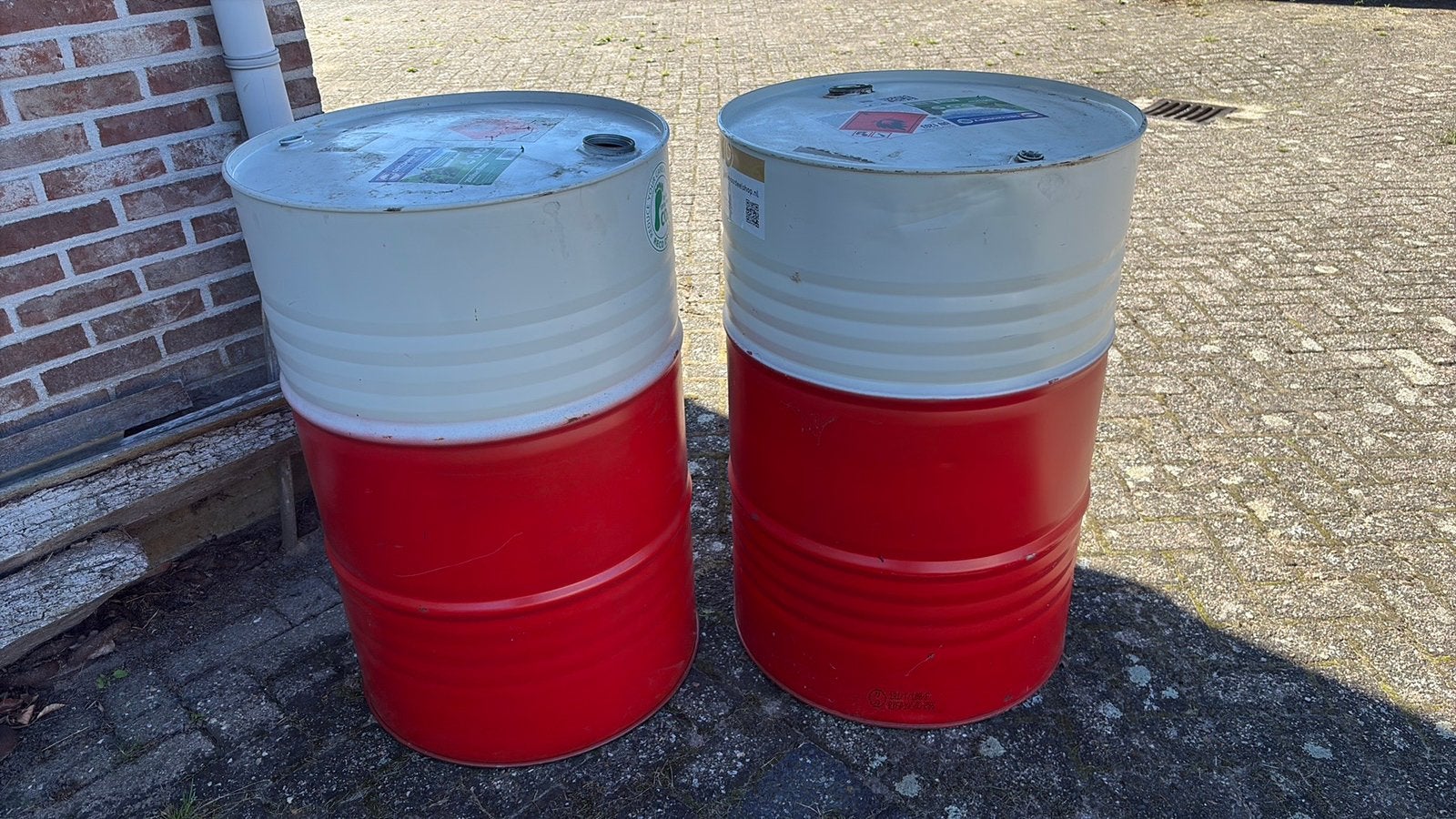 Vat, vaten 200l, Tuin en Terras, Ophalen, Zo goed als nieuw