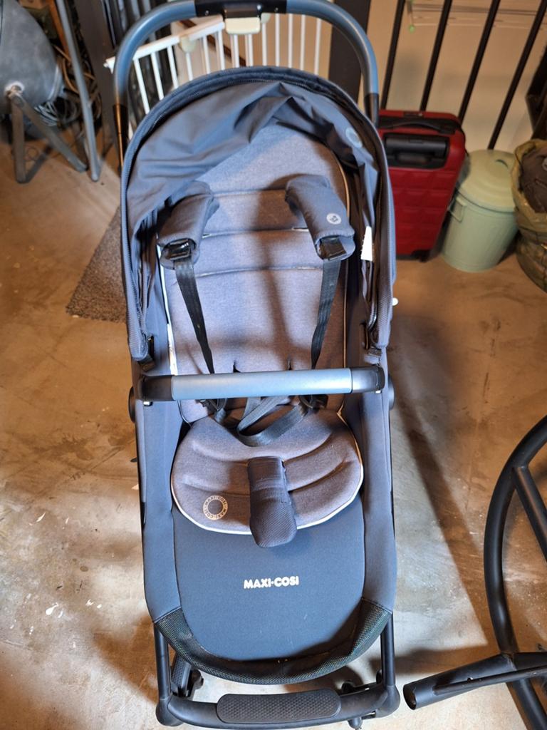3 in 1 kinderwagen antraciet Maxi-cosi, Ophalen, Gebruikt, Combiwagen, Maxi-Cosi