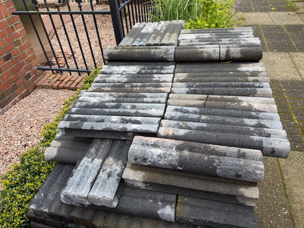 Pallisade banden / rondo banden 40 x 8 (incl. pallet), Ophalen, Gebruikt, Overige typen, 10 m² of meer