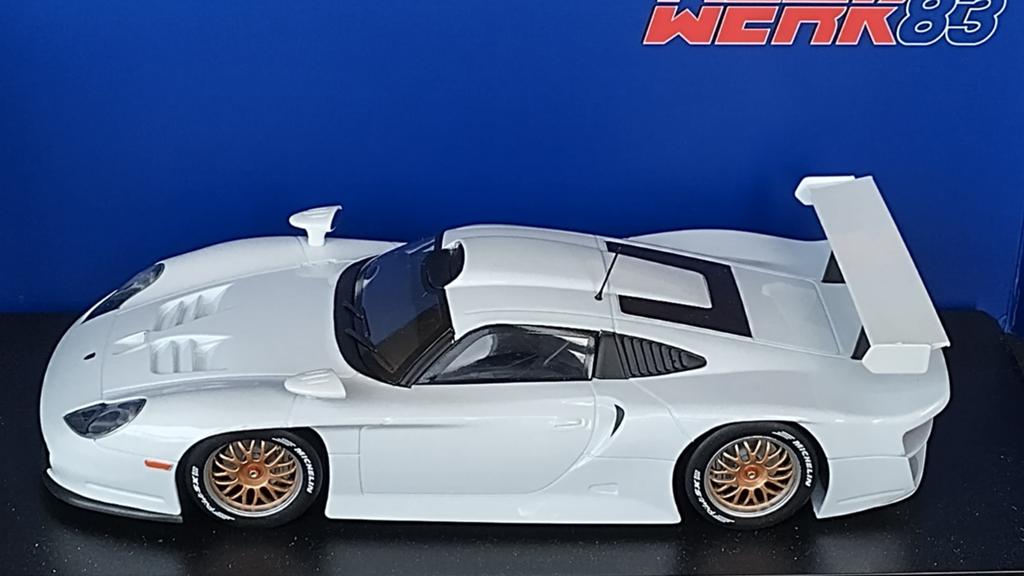 Porsche 911 GT1 plain 1:18 Werk83 Pol, Overige merken, Auto, ., Nieuw