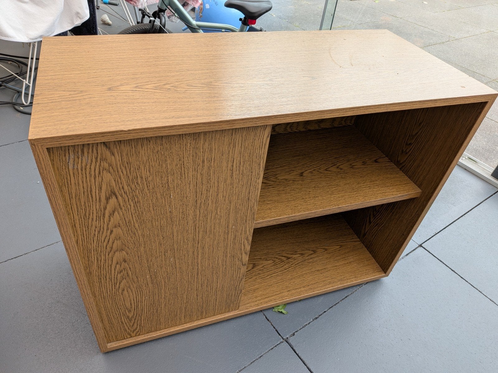 Wood cabinet 59 h*81 l *16 b, Ophalen, 50 tot 100 cm, Zo goed als nieuw, Minder dan 25 cm