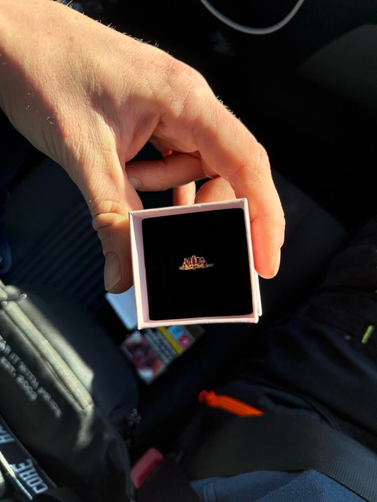 Pandora Disney Princess Rapunzel Tiara Ring - Maat 54, Sieraden, Tassen en Uiterlijk, Ringen, Met kristal, Overige materialen