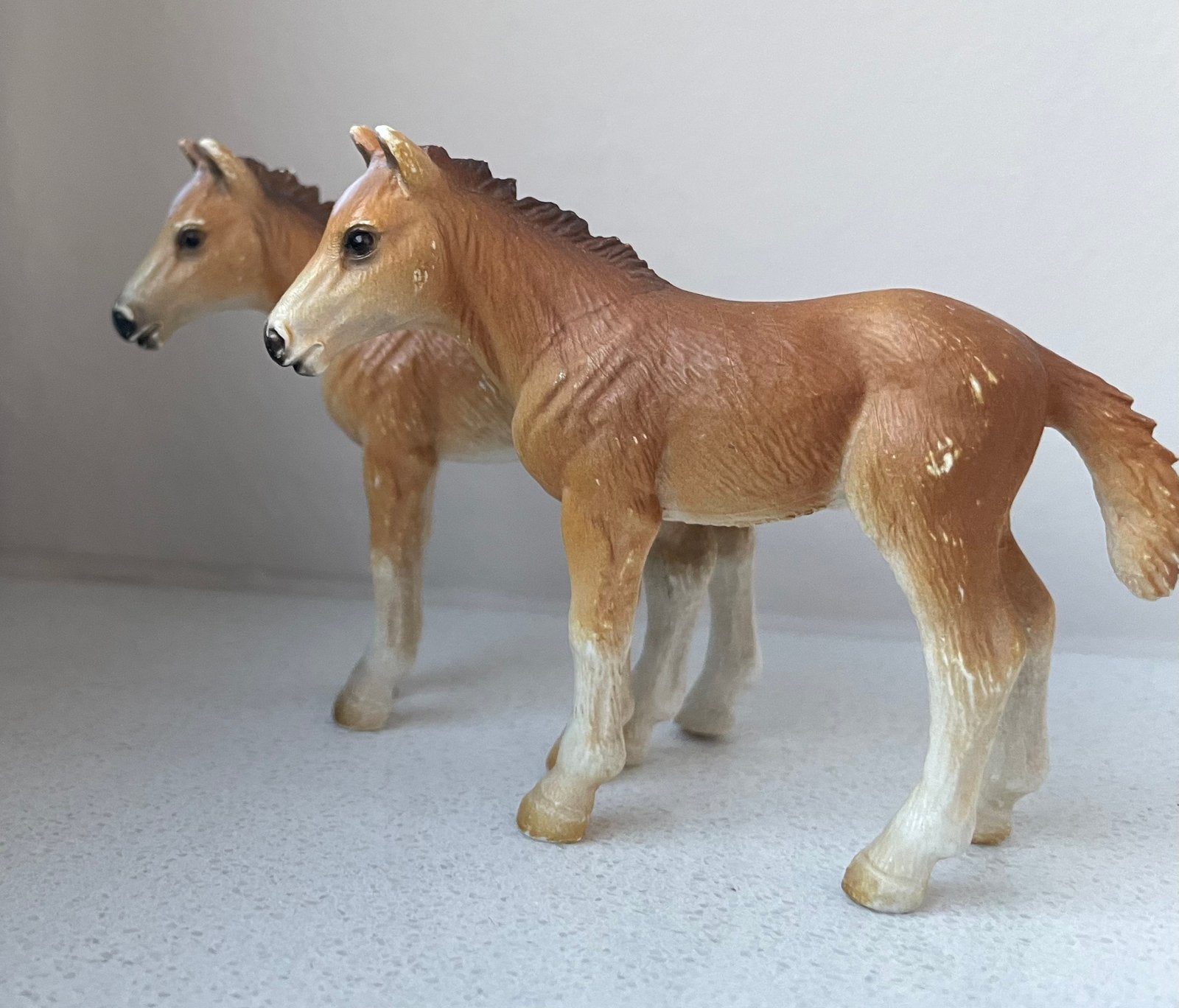 Schleich Holsteiner veulens, Verzenden, Gebruikt, Paard, Beeldje of Figuurtje