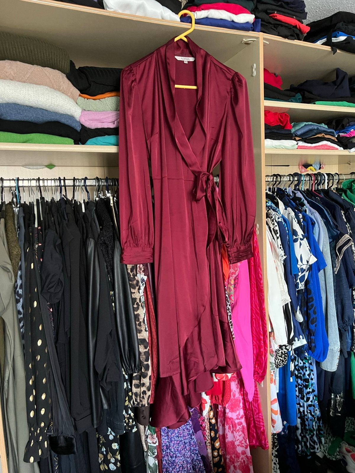 Mooie Miljuschka jurk, zgan, maat 40, Kleding | Dames, Jurken, Ophalen of Verzenden, Zo goed als nieuw, Maat 38/40 (M), Rood