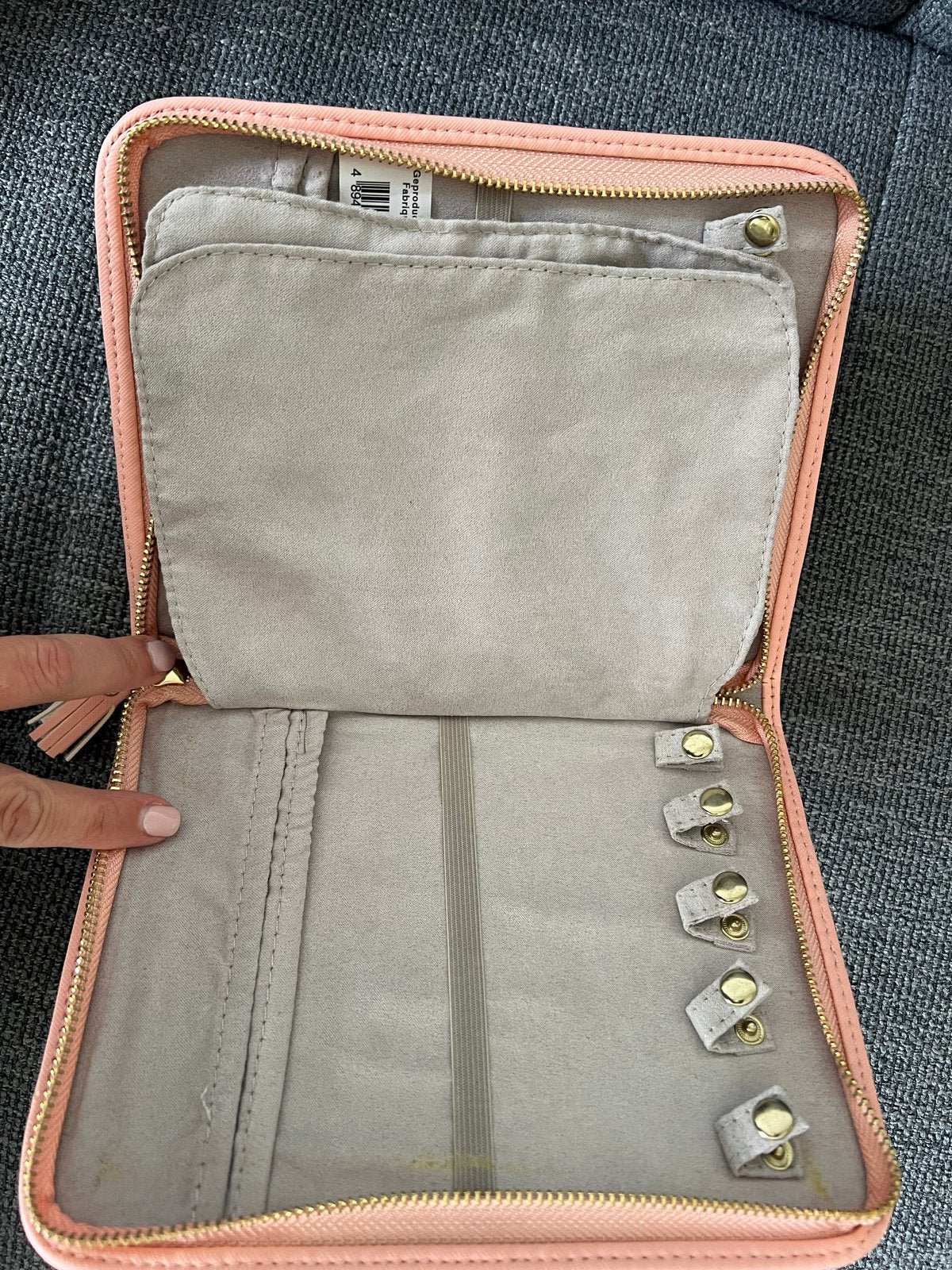 Roze BYOUX Sieraden Organizer Reisetui, Ophalen of Verzenden, Zo goed als nieuw