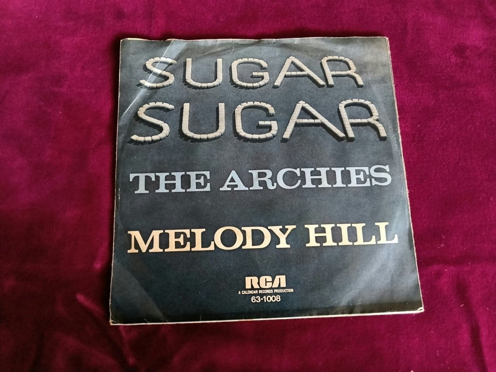 The Archies - Sugar, Sugar / Melody Hill (Vinyl Single), Gebruikt, 7 inch, Ophalen of Verzenden, Pop