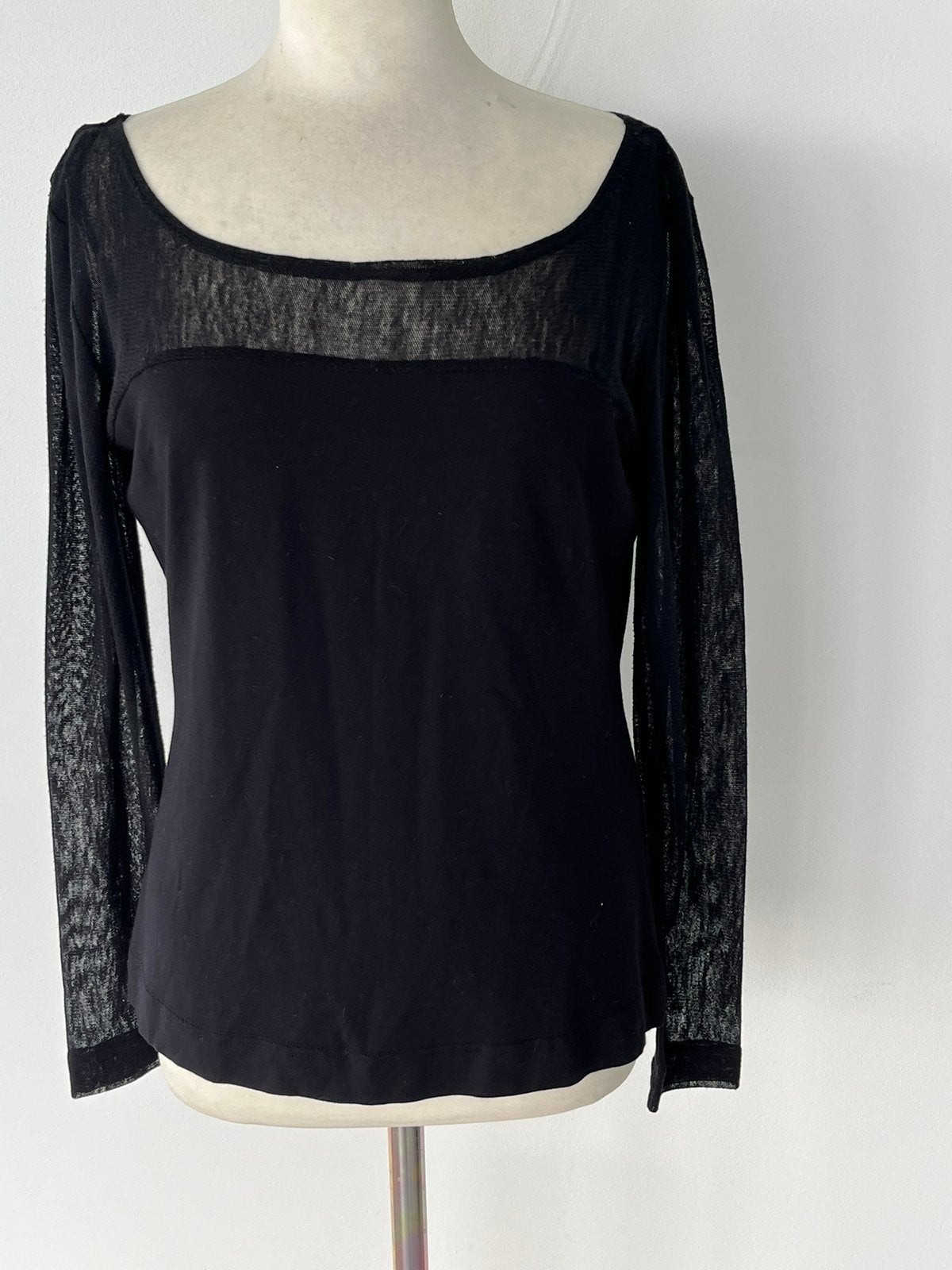 Zwarte bijozndere top van Elaswhere maat L, Kleding | Dames, Zwart, Maat 42/44 (L), Ophalen of Verzenden, Zo goed als nieuw