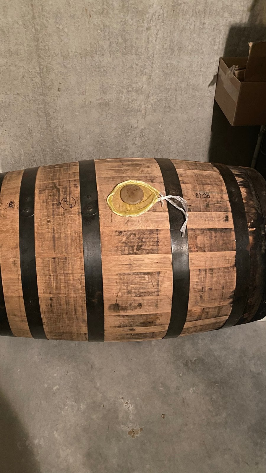 Whisky vat - ideaal voor decoratie of opslag, Tuin en Terras, 150 liter of meer, Ophalen, Gebruikt, Hout