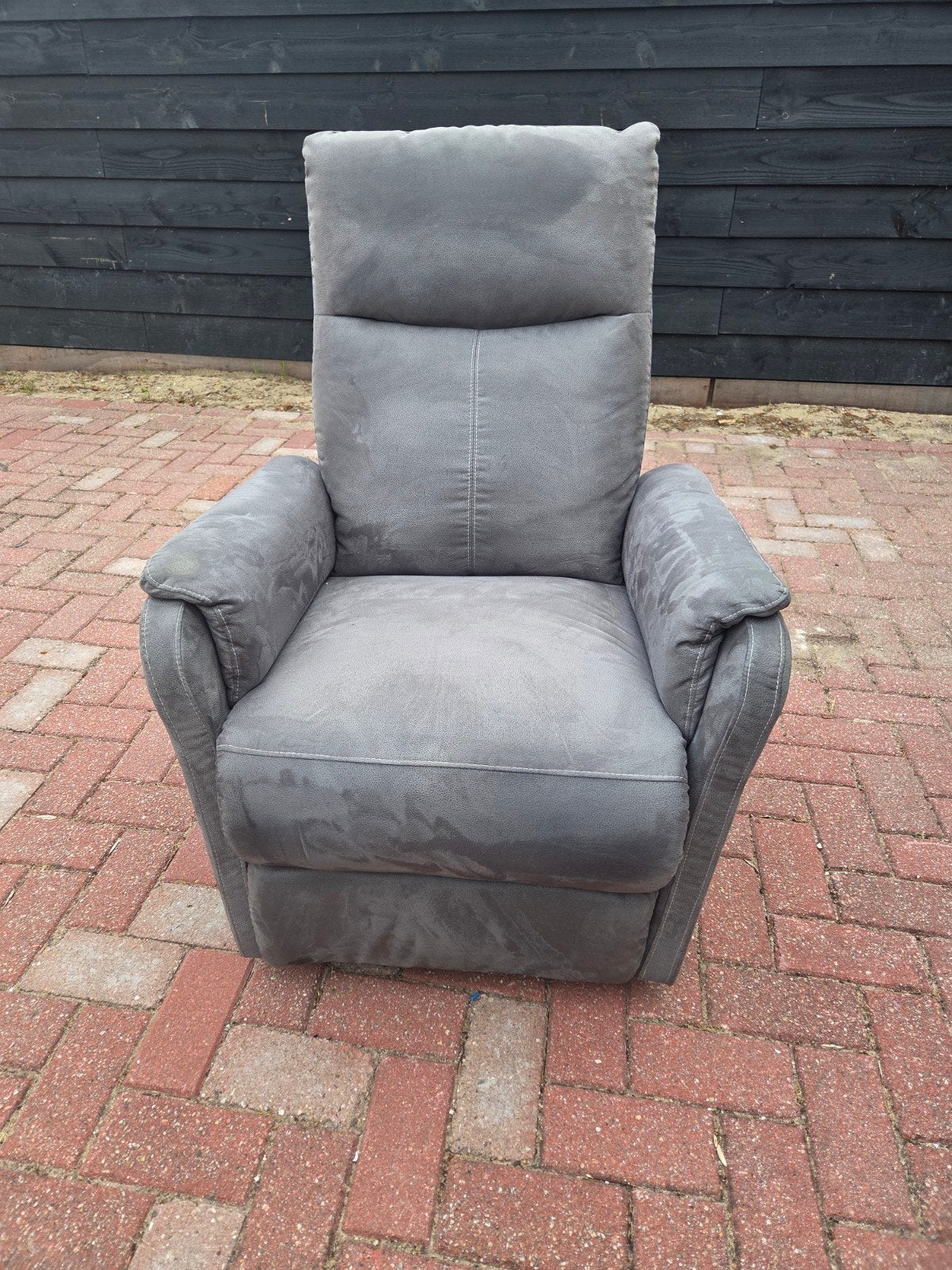 fauteuil elektrisch, Huis en Inrichting, Ophalen, Zo goed als nieuw, 75 tot 100 cm, 50 tot 75 cm