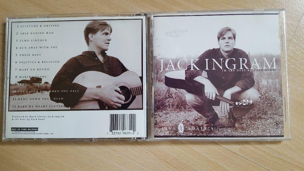 Jack Ingram Live at Adair 's CD Texaans (Guy Clark Stijl), Ophalen of Verzenden, 1990 - 1999, Zo goed als nieuw