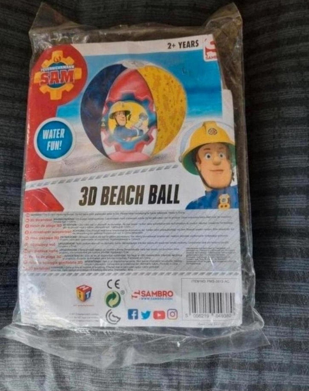 strandbal sam de brandweerman bieden, Ophalen of Verzenden, Nieuw