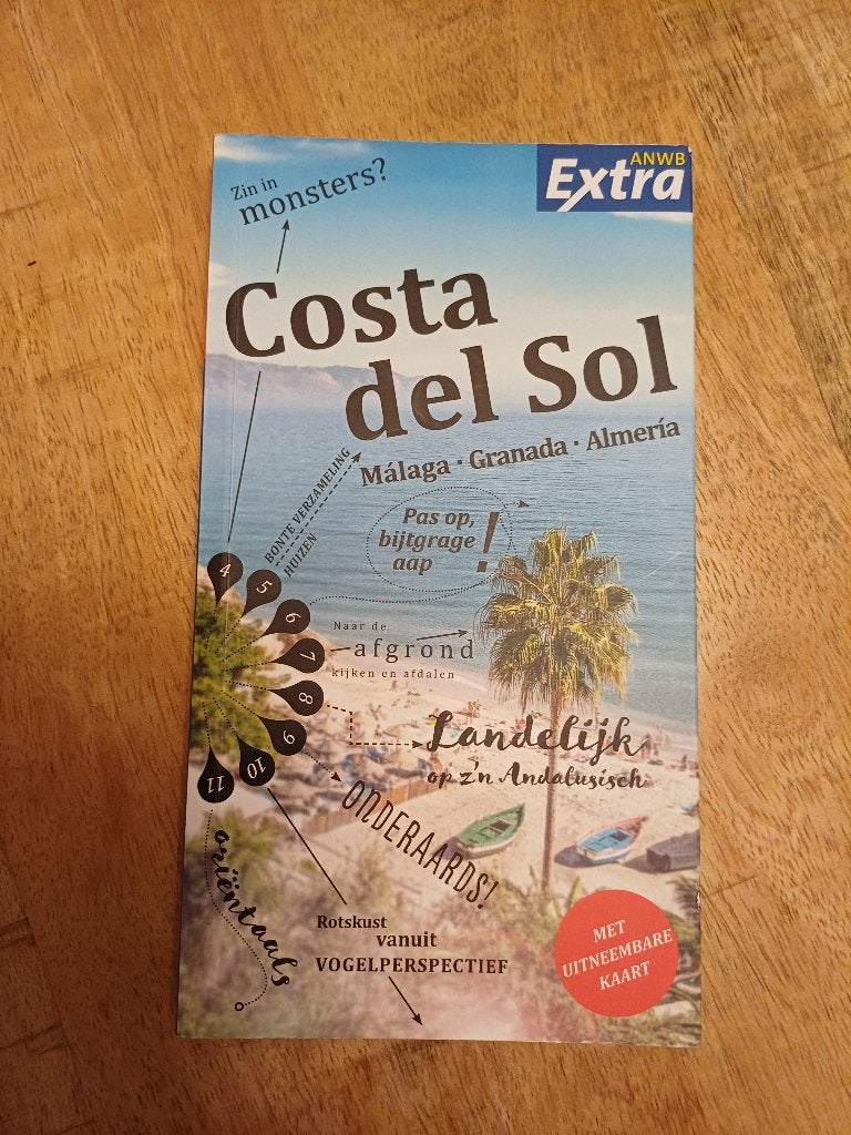 Reisgids ANWB extra Costa del Sol, ANWB, Europa, Ophalen of Verzenden, Zo goed als nieuw