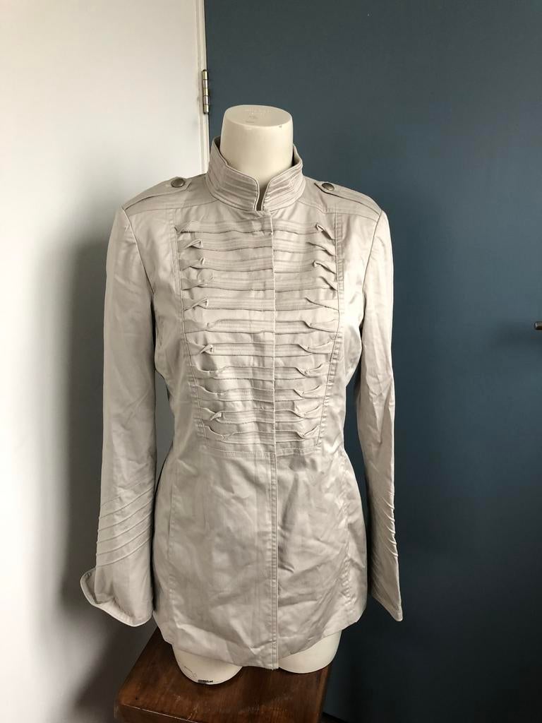 White label lichtgrijs uniform jasje 38, Maat 38/40 (M), Ophalen of Verzenden, Zo goed als nieuw, Grijs