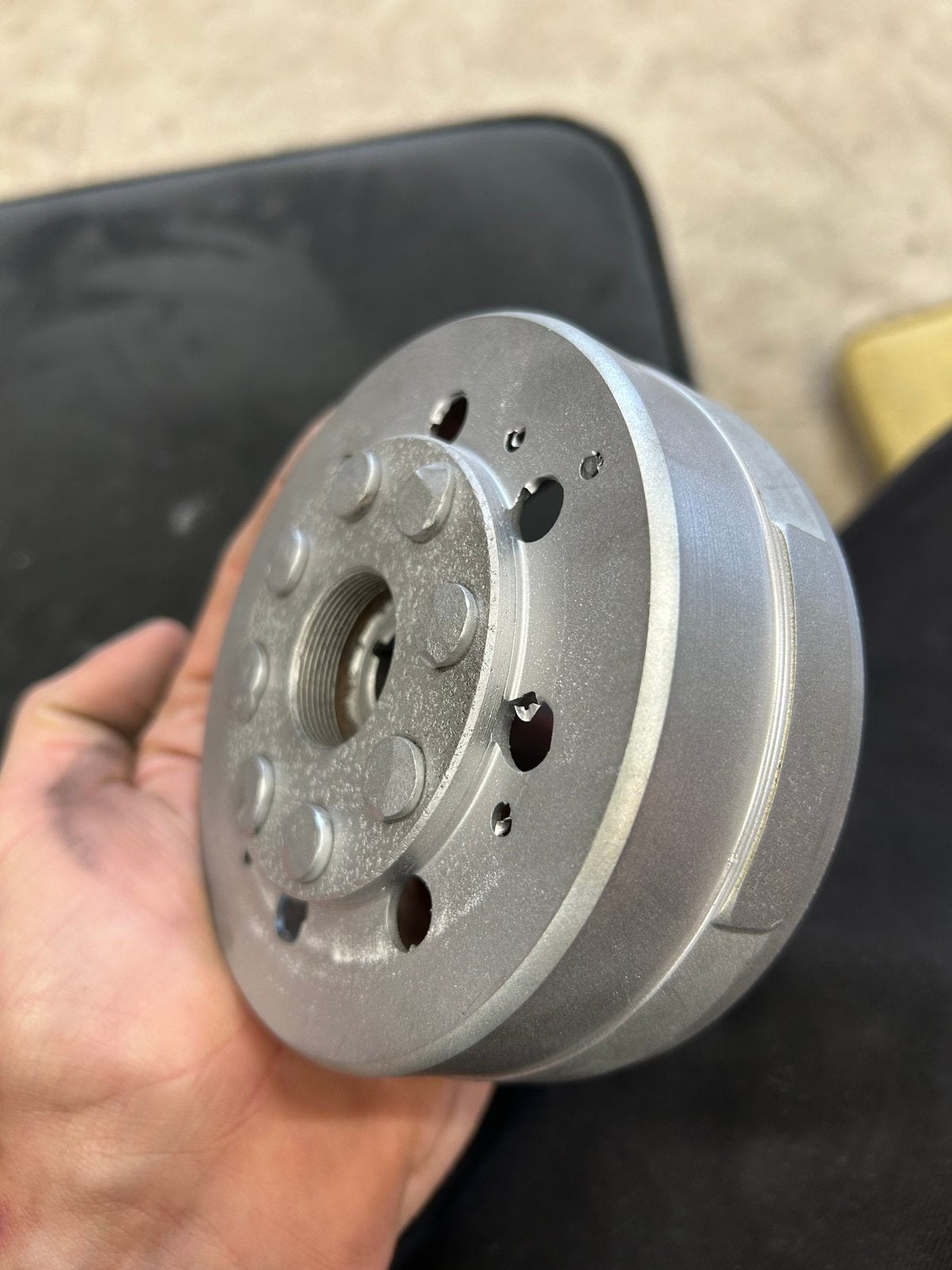 10. Afgedraaid LC vliegwiel piaggio 125-180, Motoren, Tuning en Styling, Ophalen of Verzenden