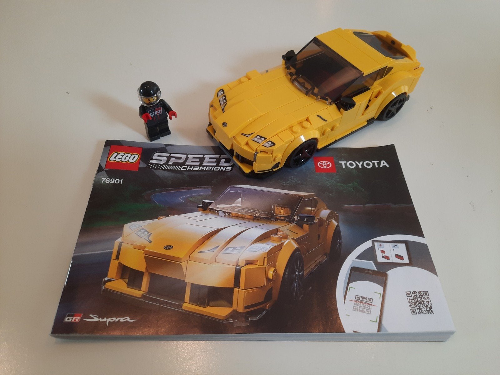 Lego Speed 76901 Toyota GR Supra met boekje, Lego, Inclusief instructies, Zo goed als nieuw, Complete set